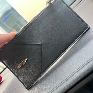 Black Leather Women's Wallet